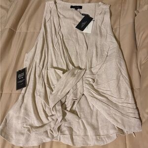 JLUXLABEL Linen Top With Tag
